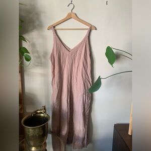 Blush Cotton Jumpsuit
